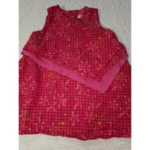Catmini girls sz. 12 mo. red/pink ruffle design dress. Cute, fun